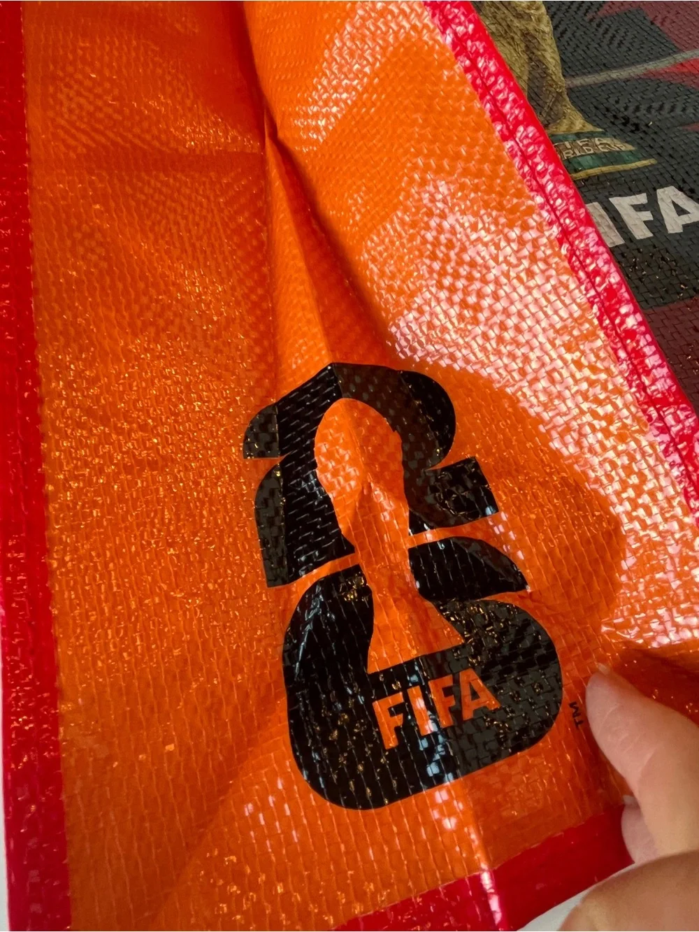 Red FIFA World Cup 2026 Graphic Tote Bag